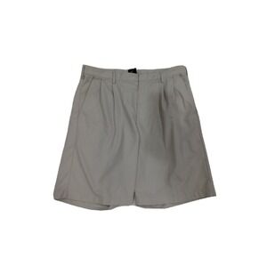 Nike Golf  Dri-Fit Shorts Mens 34 Beige 10" Inseam Lightweight Beige Pleated